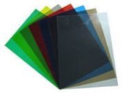 Обложки прозрачные цветные, А4 180 мкм синие (100 шт)