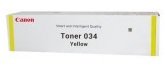 Тонер 034 желтый для Canon iR C1225/C1225iF (7300 стр.)