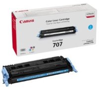 Картридж синий Canon 707 CYAN (2K) для Canon LBP 5000, 5100 (LBP5000, LBP5100), 707C