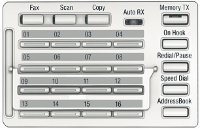 MK-733 Опциональная панель для факса и сканера bizhub 215